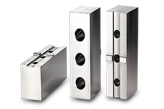 Auto Strong Soft jaw for hydraulic power chuck - Part # HC40-1 - Exact Tooling