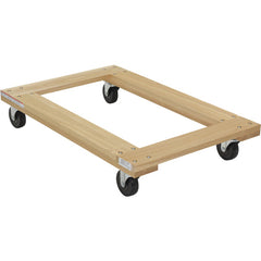 Hardwood Dolly Open Deck 1.2K lb 24 × 36 - Exact Tooling