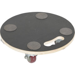 Hardwood Dolly Round 15″ 440# Capacity - Exact Tooling