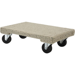 Carpeted Hardwood Dolly 1.2K lb 16 × 24 - Exact Tooling