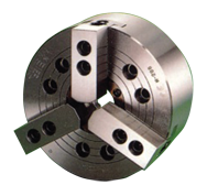 Thru-Hole Wedge Power Chuck - 4-1/4" 85mm Mount; 3-Jaw - Exact Tooling