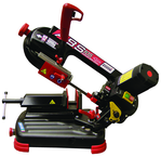 Semi-Automatic Bandsaw - #ABS105; 3.9 x 3.3 "Capacity; 2 Speed 115V 1PH - Exact Tooling