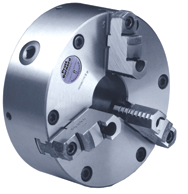 Steel Body Setrite Universal Chuck - 15" Plain Mount; 3-Jaw - Exact Tooling