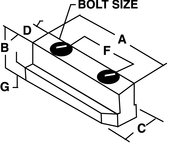 3/4-10 Jaw Nut - #JN-115-A - For 15" Chucks - Exact Tooling