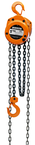 Portable Chain Hoist - #CF00510 1000 lb Rated Capacity; 10' Lift - Exact Tooling
