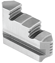 Solid Rev Jaw - #7-890-1060 For 5" - 6" Chucks - Exact Tooling