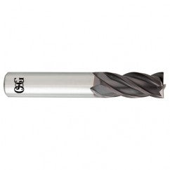 9/64 x 3/16 x 1/2 x 2 4Fl  Square Carbide End Mill - TiALN - Exact Tooling