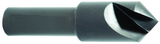 1-1/4" Size-1/2 Shank-82°-HSS Single Flute Countersink - Exact Tooling