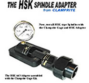 Size A-100 Clamprite HSK Spindle Adapter - Part # CHSK A100 - Exact Tooling
