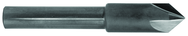 1" Size-1/2" Shank; 90° HSS-4 Flute Machine Countersink - Exact Tooling