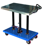 Hydraulic Lift Table - 32 x 48'' 6,000 lb Capacity; 36 to 54" Service Range - Exact Tooling
