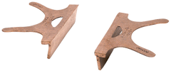 404-4.5, Copper Jaw Caps, 4-1/2" Jaw Width - Exact Tooling