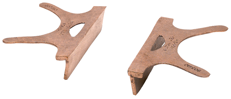 404-3, Copper Jaw Caps, 3" Jaw Width - Exact Tooling