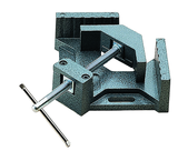 AC-324, 90 Degree Angle Clamp, 4" Throat, 2-3/4" Miter Capacity, 1-3/8" Jaw Height, 2-1/4" Jaw Length - Exact Tooling