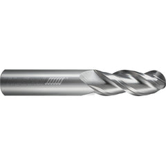 ‎3 Flute - Ball - 40 Degree Helix - 0.3750″ (3/8) Cutter DIA × 0.3750″ (3/8) Shank DIA × 0.1875″ (3/16) Radius × 2.5000″ (2-1/2) LOC × 5.0000″ (5) OAL  - Uncoated