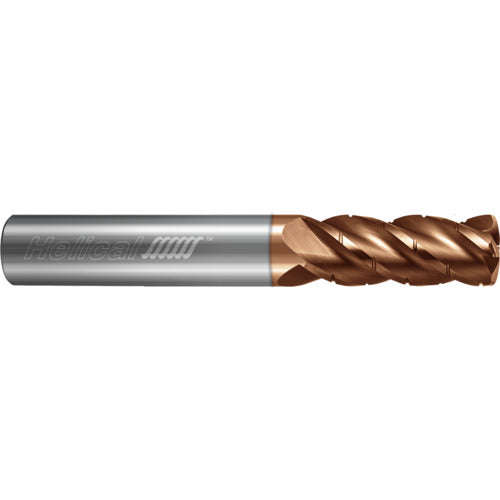 ‎4 Flute - Feed Mill - 0.5000″ (1/2) Cutter DIA × 0.5000″ (1/2) Shank DIA × 1.2500″ (1-1/4) LOC × 3.0000″ (3) OAL  - TPLUS Coated