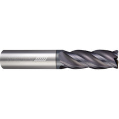 ‎4 Flute - Corner Radius - 0.6250″ (5/8) Cutter DIA × 0.6250″ (5/8) Shank DIA × 0.0200″ Radius × 2.0000″ (2) LOC × 4.0000″ (4) OAL  - APLUS Coated