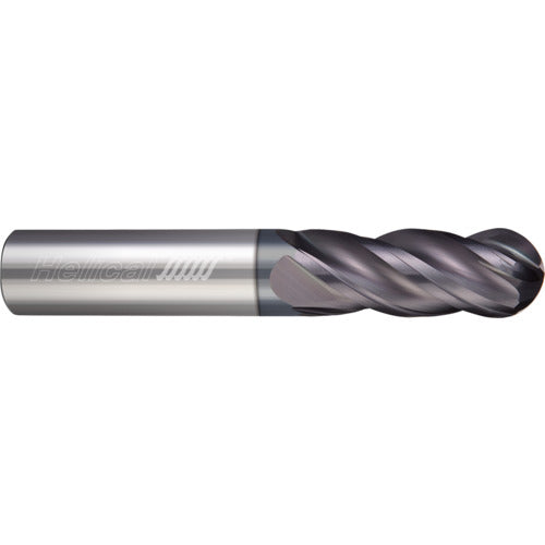 ‎4 Flute - Ball - 0.6250″ (5/8) Cutter DIA × 0.6250″ (5/8) Shank DIA × 0.3120″ (5/16) Radius × 2.5000″ (2-1/2) LOC × 5.0000″ (5) OAL  - APLUS Coated