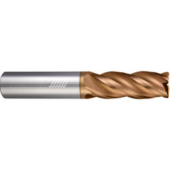 ‎4 Flute - Corner Radius - 0.2500″ (1/4) Cutter DIA × 0.2500″ (1/4) Shank DIA × 0.0600″ Radius × 1.2500″ (1-1/4) LOC × 3.0000″ (3) OAL  - TPLUS Coated