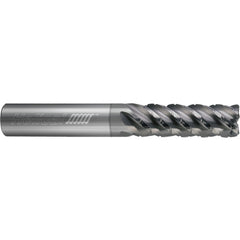 ‎5 Flute - Corner Radius - 0.2500″ (1/4) Cutter DIA × 0.2500″ (1/4) Shank DIA × 0.0100″ Radius × 1.0000″ (1) LOC × 3.0000″ (3) OAL  - NPLUS Coated