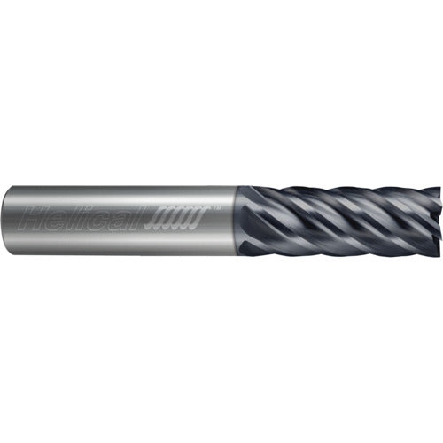 ‎6 Flute - Square - 0.3750″ (3/8) Cutter DIA × 0.3750″ (3/8) Shank DIA × 1.2500″ (1-1/4) LOC × 3.0000″ (3) OAL  - APLUS Coated