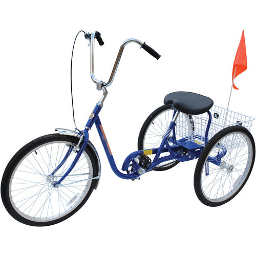 Standard Industrial Bicycle 250 lb Blue - Exact Tooling