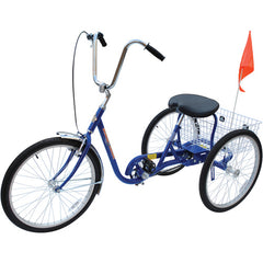 Standard Industrial Bicycle 250 lb Blue - Exact Tooling