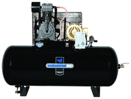 120 Gal. Two Stage Air Compressor, Horizontal, 175 PSI - Exact Tooling