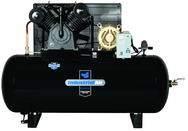 120 Gal. Two Stage Air Compressor, Horizontal, 175 PSI - Exact Tooling