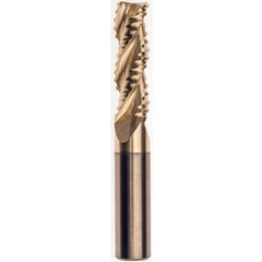 12 x 12 x 30 x 83mm 1.0mm Radius 3 Flute Carbide M233 Streaker Roughing End Mill-ZrN - Exact Tooling