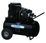 20 Gal. Single Stage Air Compressor, Horizontal, Portable, 155 PSI - Exact Tooling
