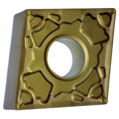 DNMG 331 QF ME1225, 0.187″ Thick, 3/8″ Inscribed Circle, Coated, 55° Diamond, Turning Indexable Insert - Exact Tooling