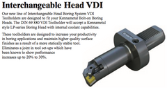 Interchangeable Head VDI - Part #: CNC86 58.5040-3 - Exact Tooling