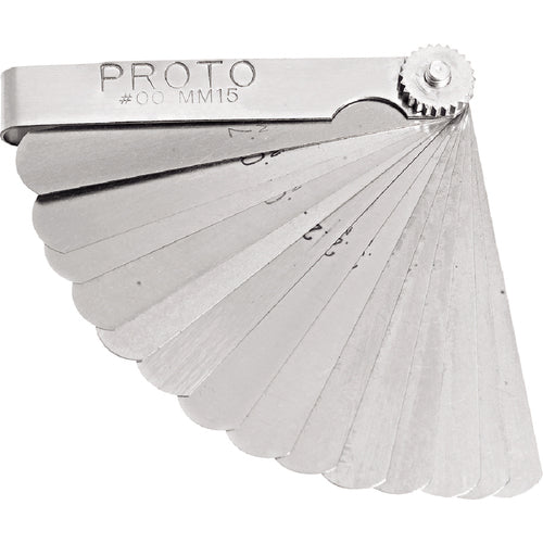 Proto 15 Blade Metric Feeler Gauge Set - Exact Tooling