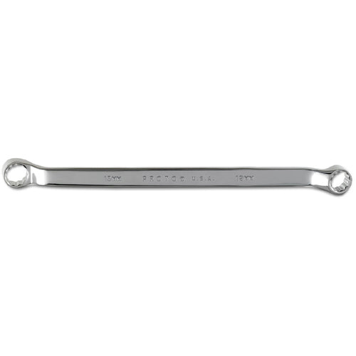 ‎Proto Full Polish Offset Double Box Wrench 12 × 13 mm - 12 Point - Exact Tooling