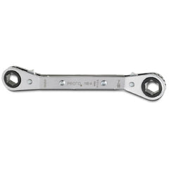 ‎Proto Offset Double Box Reversible Ratcheting Wrench 3/8″ × 7/16″ - 6 Point - Exact Tooling