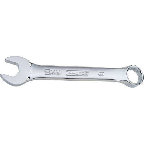 ‎Proto Full Polish Metric Short Combination Wrench 9 mm - 12 Point - Exact Tooling