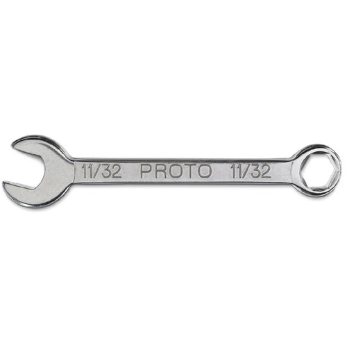‎Proto 11/32″ Short Combination Wrench- 6 Point - Exact Tooling
