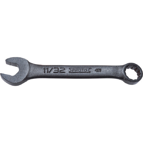 ‎Proto Black Oxide Short Combination Wrench 11/32″ - 12 Point - Exact Tooling