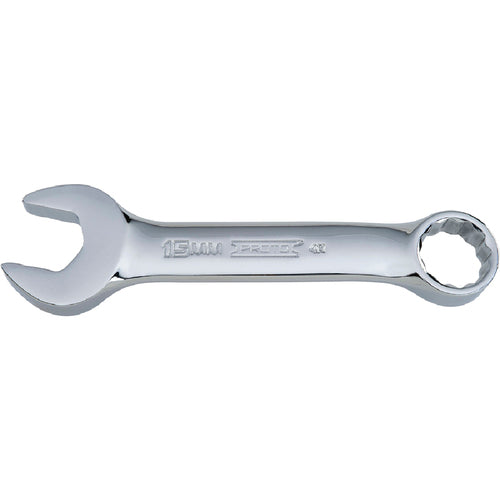 ‎Proto Full Polish Metric Short Combination Wrench 15 mm - 12 Point - Exact Tooling