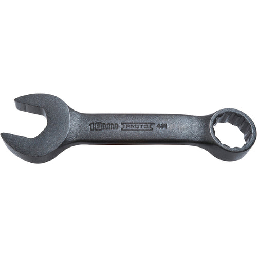 ‎Proto Black Oxide Metric Short Combination Wrench 18 mm - 12 Point - Exact Tooling