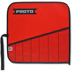 Proto Red Canvas 7-Pocket Tool Roll - Exact Tooling