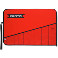Proto Red Canvas 10-Pocket Tool Roll - Exact Tooling