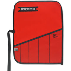 Proto Red Canvas 5-Pocket Tool Roll - Exact Tooling