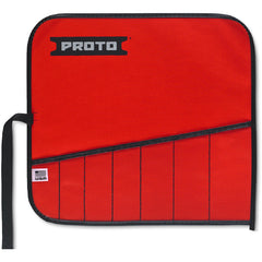 Proto Red Canvas 7-Pocket Tool Roll - Exact Tooling