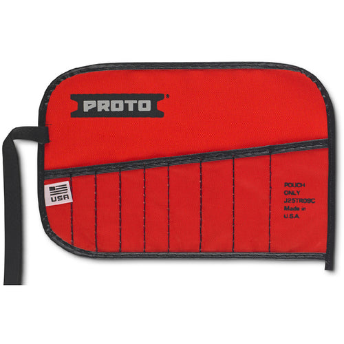 Proto Red Canvas 9-Pocket Tool Roll - Exact Tooling
