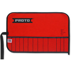 Proto Red Canvas 13-Pocket Tool Roll - Exact Tooling