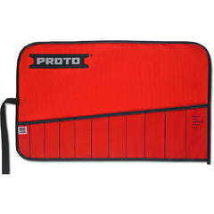 Proto Red Canvas 11-Pocket Tool Roll - Exact Tooling