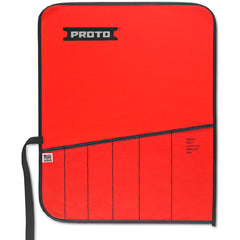 Proto Red Canvas 9-Pocket Tool Roll - Exact Tooling