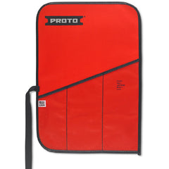 Proto Red Canvas 3-Pocket Tool Roll - Exact Tooling